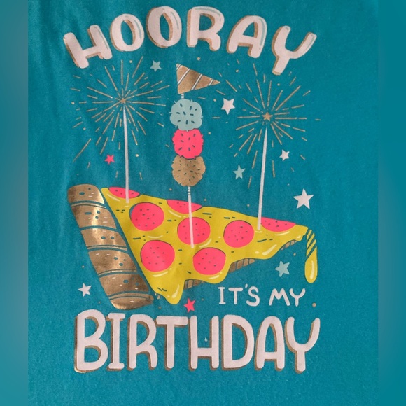 Cat and Jack “It’s my birthday” long sleeve T-shirt, size S 6/6x - Picture 2 of 4